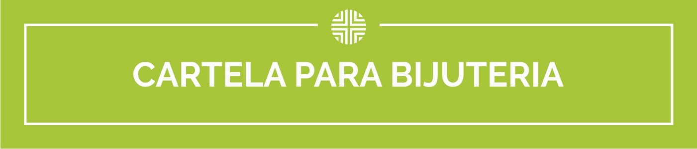 Cartela para Bijuteria
